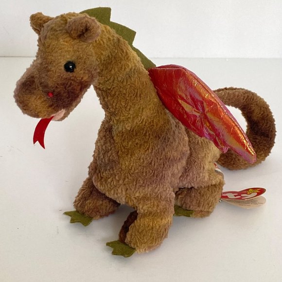 1998 TY Scorch Beanie Baby Dragon Plush Vintage - Picture 8 of 11
